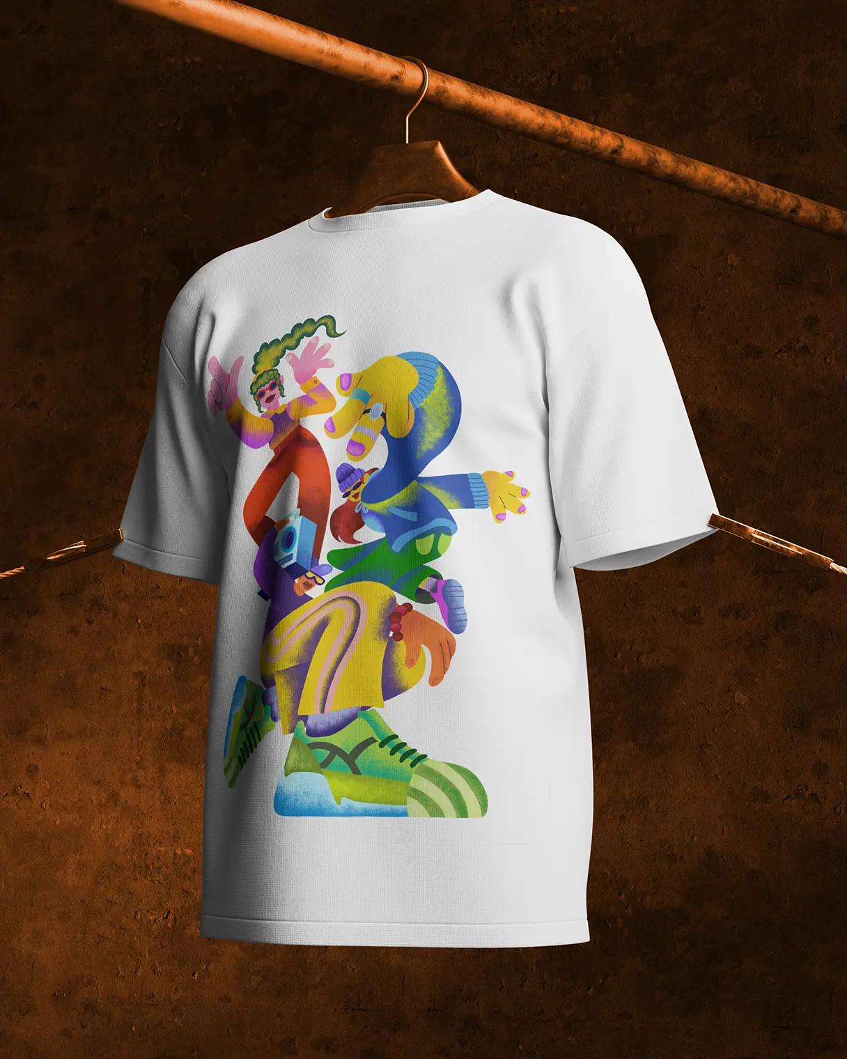 triko design potisk fullprint